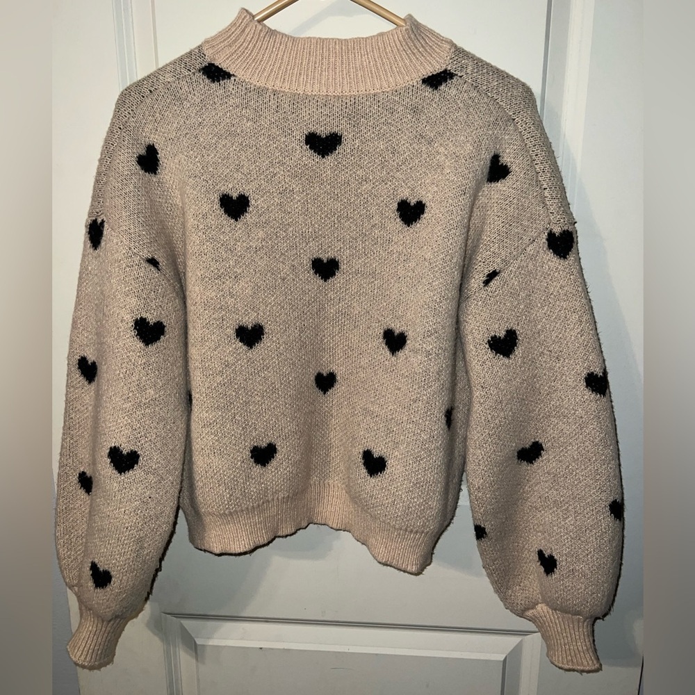 Shein Heart Sweater
